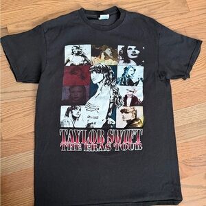 Taylor Swift Eras Tour Black Graphic Tee